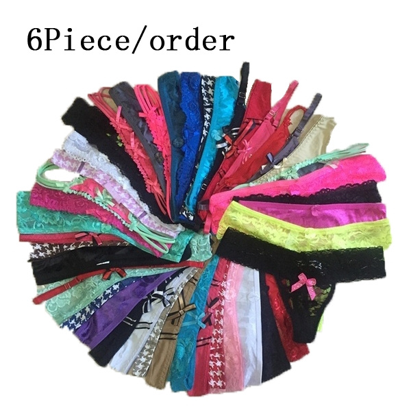 6 Pieces/Lot) Mixed 100+ styles Sexy Ladies Thongs Micro Women Underwear  2017 Sale Promotion Invisible Underwear Thong Panties Nylon Spandex Gas  Seamless Crotch Thong Women A Female T Pants Ladies