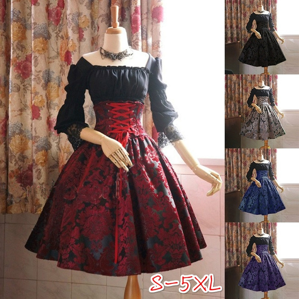 plus size gothic lolita dress