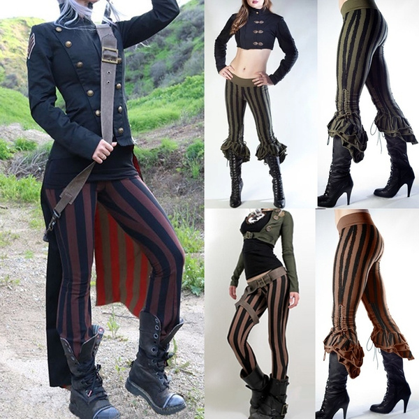 steampunk striped pants