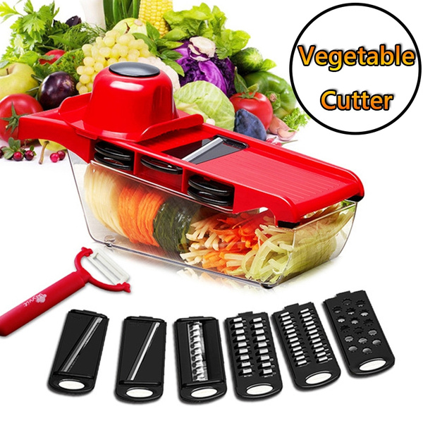 Vegetable Cutter with Steel Blade Mandoline Slicer Potato Peeler