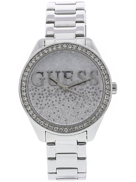 Guess Women's U0987L1 Silver Stainless-Steel Japanese Quartz