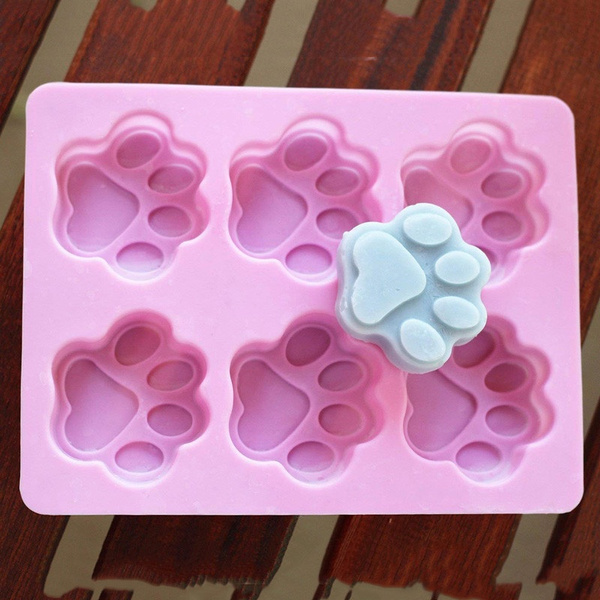 Puppy Bone Silicone Baking Pan Mold Ice Tray Dog Treat Cookie Non Stick  Mould