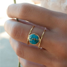 Antique, Turquoise, Engagement, wedding ring