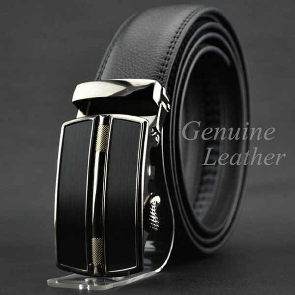 High End Luxury Unisex Mens Leather Bracelet With Aolly Buckle And