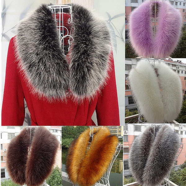 fur collar shawl wrap