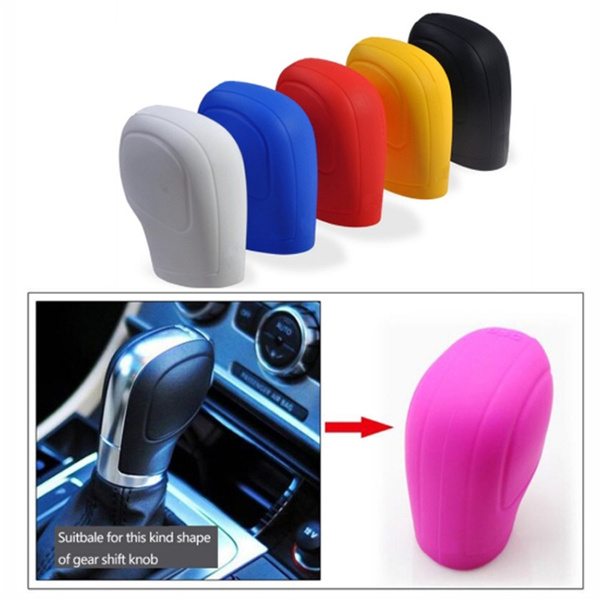 Universal Manual Car Hand Brake Case Silicone Gear Head Shift Knob ...