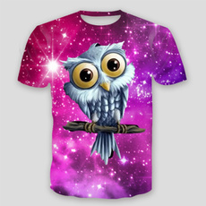 Owl, unisextopsshortsleevetee, Fashion, Shirt