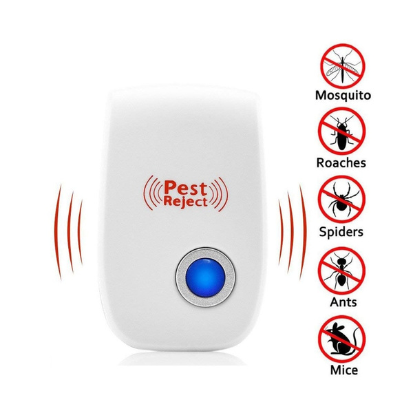 Blue light Ultrasonic Pest Reject Repeller Control Electronic Pest  Repellent Mouse Rodent Cockroach Mosquito Insect Killer
