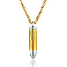 Steel, goldplated, Chain Necklace, bible