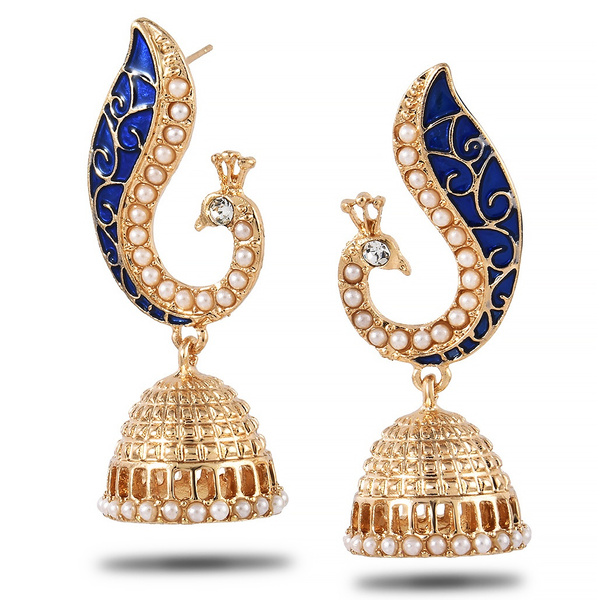 Dangle & Chandelier Ethnic Gold Peacock Indian Jewelry Gypsy Vintage Tribe  Pearl Beads Tassel Tibetan Earrings Jhumka Earring From 1,86 € | DHgate