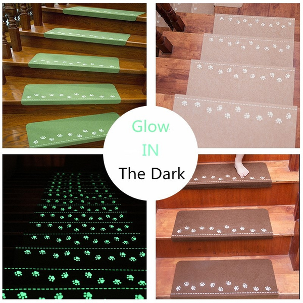 Glow-in-the-dark Stair Decor Carpet Anti-skid Mats Carpet Stair Mats Home 