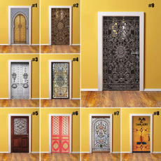 Door, Home Decor, Stickers, Wallpaper
