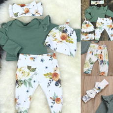floral3pcsoutfit, Fashion, newborngirloutfit, pants