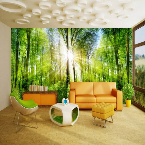 Custom Natural Scenery Wallpaper Forest Sunshine Murals For Living Room Bedroom Sofa Background Wall Wallpaper Wish