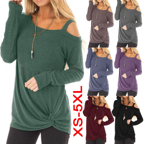 plus size cold shoulder sweatshirts