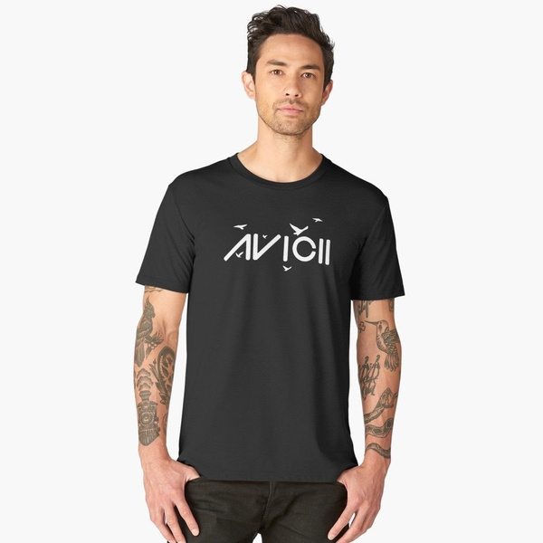 Avicii T Shirt Mens Dance Music Festival Hardwell David Guetta Top Tee