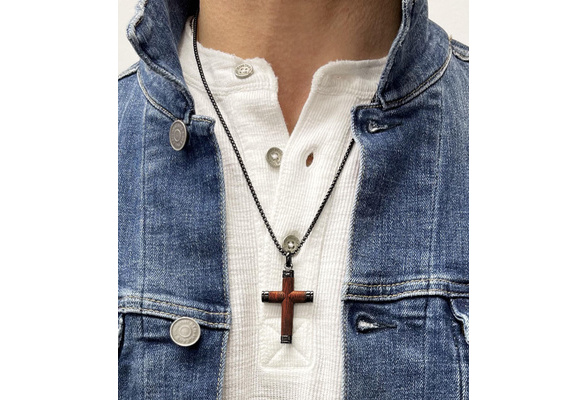 santos cross necklace