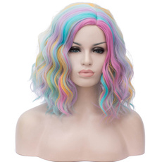 wig, rainbow, Shorts, Cosplay