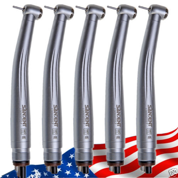 5 Turbine Per Manipolo Dentista Alta Velocità NSK Style, Push Button, 4 Fori, Nuove