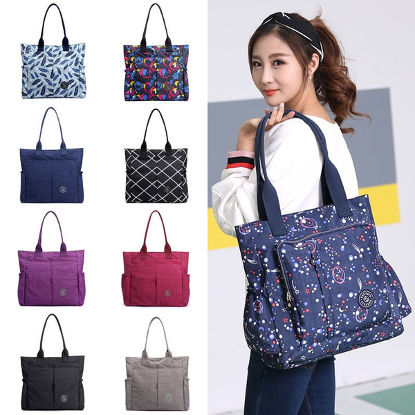 Large nylon best sale bag with zipper