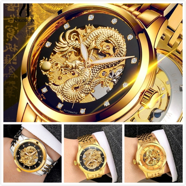 Dragon watch 2024 gold