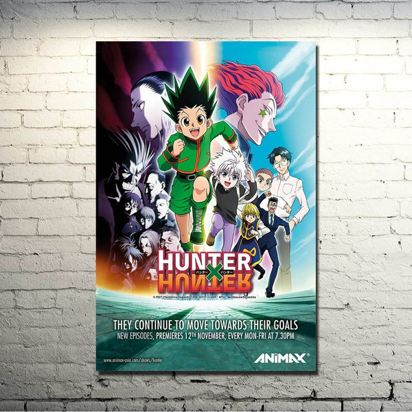 No Frame 1 Piece Anime Hunter X Hunter Characters Poster Wall Art