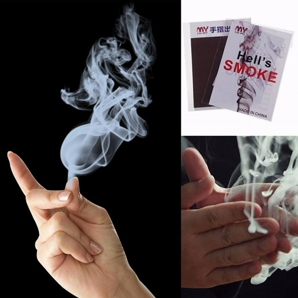 6 X Magic Smoke from Finger Tips Magic Trick Surprise Prank Joke Mystical Fun!S! 