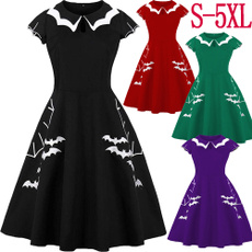 Plus Size, gothic clothing, Halloween Costume, Dress