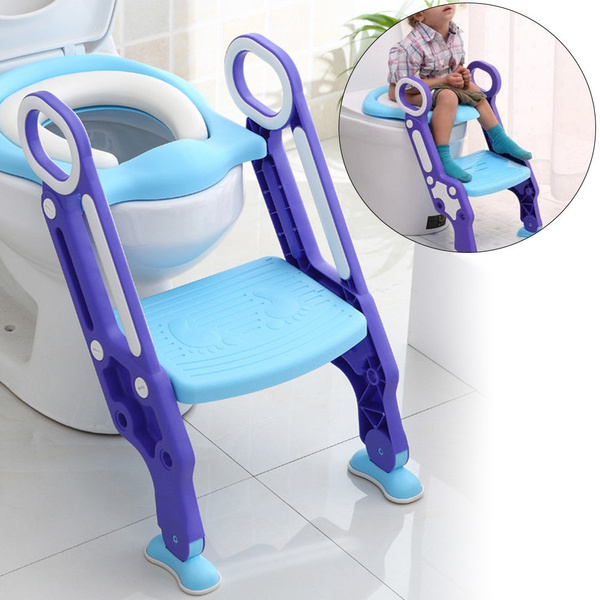 Toilettentrainer Kinder Baby Toilettensitz Lerntöpfchen Töpfchen WC Potty Seat B 