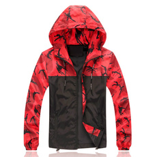 Casual Jackets, Outdoor, hooded, Army