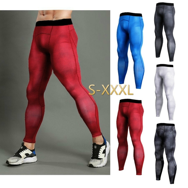 New Men s Sport Running Pants Tights Compression Pants Men Fitness