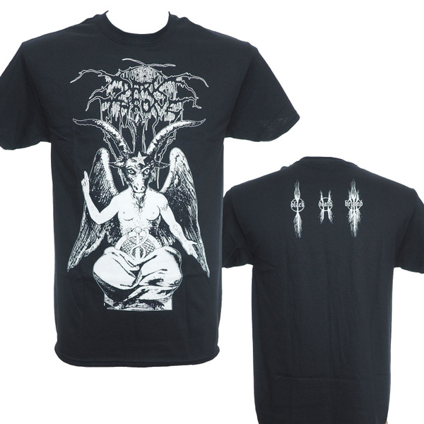 Dark Throne Baphomet Rock Band Mens T 