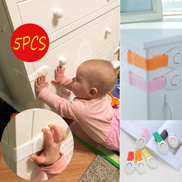 Baby Safety Protection Lock Anti-Clip For Doors Closets Fridge Doors Safety  Lock