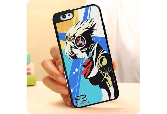 Persona 3 Aigis Hard Protective Phone Case for iPhone 4 5 6 7 8 Plus X and Samsung