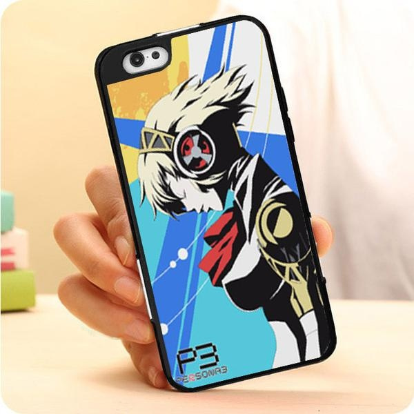 Persona 3 Aigis Hard Protective Phone Case for iPhone 4 5 6 7 8 Plus X and Samsung