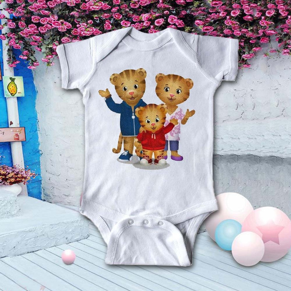 Daniel Tiger Family Personalize Baby Unisex Jumpsuit Cotton