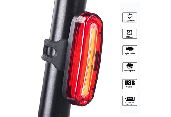 Wasserdicht Fahrradrücklichter Praktisch Fahrradzubehör USB Fahrradrücklicht 