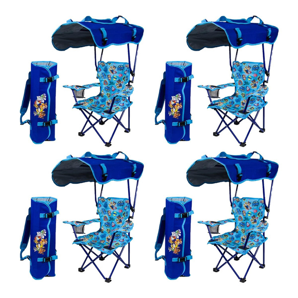 Kelsyus Kids Paw Patrol Portable Folding Backpack Kid's Canopy Lounge Chair 