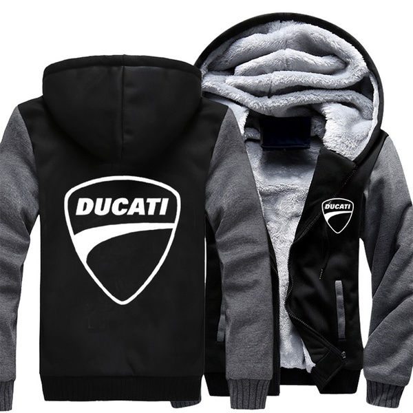 ducati zip up hoodie