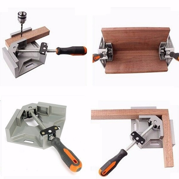 Corner Clamp Wood Metal Right Angle 90 Degree Clamp Vice Woodworking Tools 