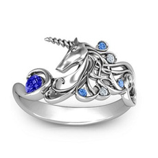 Blues, Silver Jewelry, Engagement, Princess