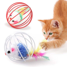 Pet Supplies Cat Kitten Toys Funny Pet Cat Kitten Playing Mouse Rat Mice Ball Cage Toys Home