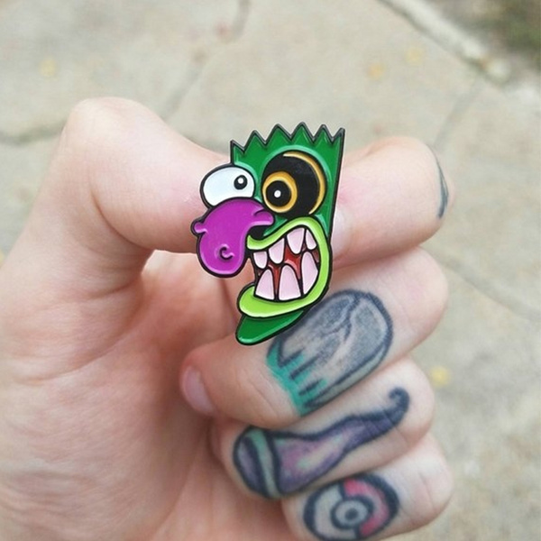 Dog Jewelry Ooga Booga Booga Enamel Pin Funny Courage The Cowardly Dog Mask Brooch Pins for Friend Gift | Wish Dog Jewelry Ooga Booga Booga Enamel Pin Funny Courage The Cowardly Dog Mask Brooch Pins for Friend Gift | Wish