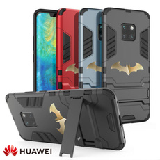 Luxury Shockproof Protector Hard Armor + Soft Silicon Case Cover for Huawei P50 Pro P40 Pro P40 Lite 5G P30 Pro P30 Lite P20 Lite P20 Pro P10 Lite Mate 20 Lite Mate 10 Lite Mate 20 Pro/P Smart 2019/P Smart Z/P Smart 2020/Y9 Prime 2019/Y6 2019 Y7 2019 Y9 2019 Stand Phone Shell Casing