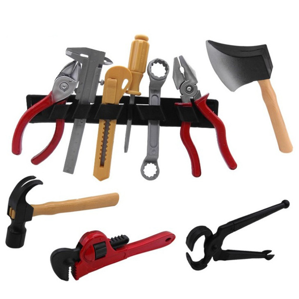 14pcs Hammer Screwdriver Wrench Hatchet Repair Tools Toy Set For Kids Children