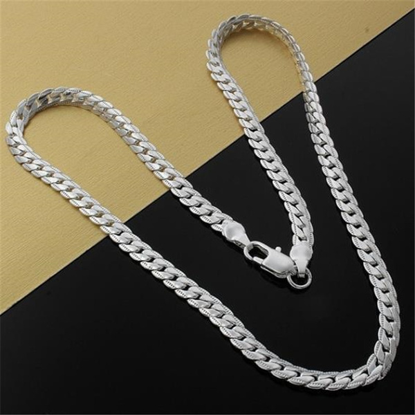 fashion jewelry silver necklaces