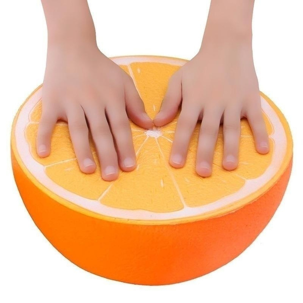 large orange squishy