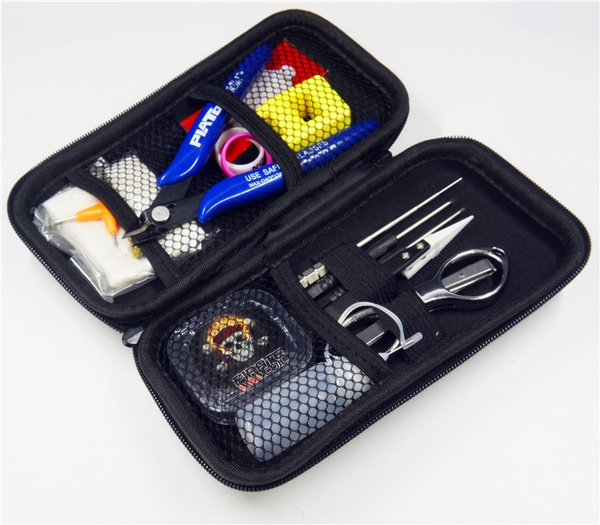 PIRATE COIL Coil Building Kit, Jig Tool RBA/RDA/RTA DIY Building Bag V3,14 Pieces General