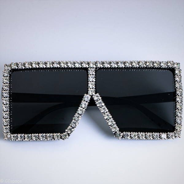 Square diamond hot sale sunglasses