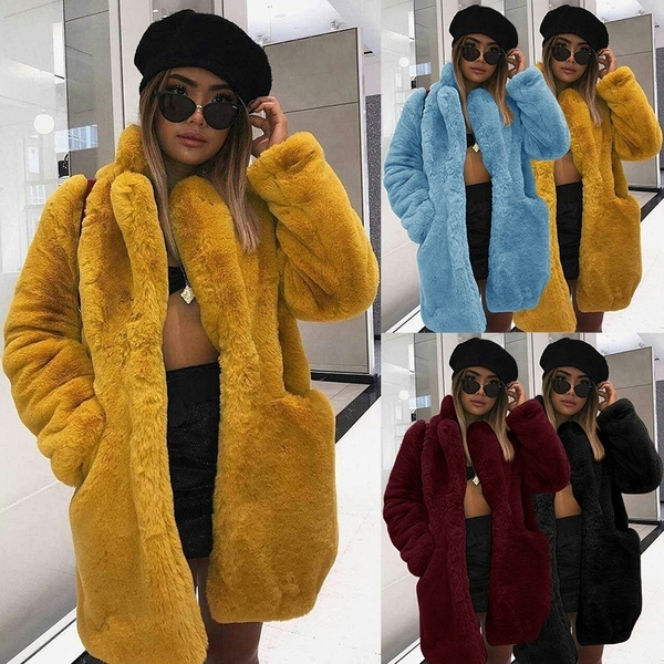 Plus Size 3XL Fur Coat Winter Woman 